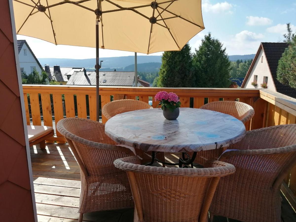 Fichtelfeeling Villa Fichtelberg Buitenkant foto